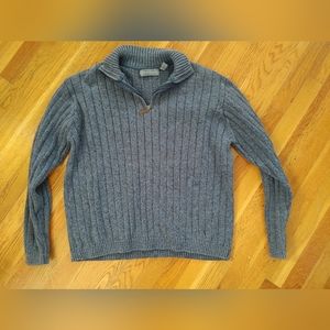 Oscar De La Renta Men's Quarter Zip Pullover Knit Sweater size XXL/XL